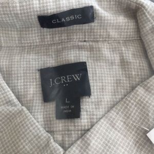 NWT J. Crew Men’s Linen Shirt